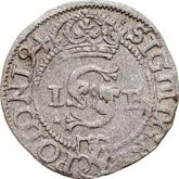 Obverse Schilling (Szelag) 1594 IF Olkusz Mint