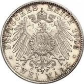 Reverse 2 Mark 1903 D Bayern