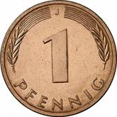 Obverse 1 Pfennig 1979 J