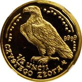 Reverse 200 Zlotych 1999 MW NR White-tailed eagle