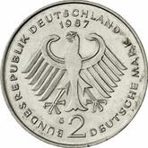 Reverse 2 Mark 1987 G Konrad Adenauer