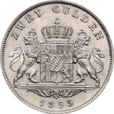 Reverse 2 Gulden 1855