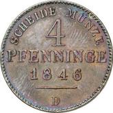 Reverse 4 Pfennig 1846 D