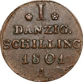Reverse 1 Shilling 1801 A Danzig