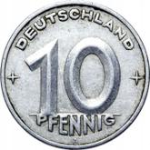 Obverse 10 Pfennig 1950 A
