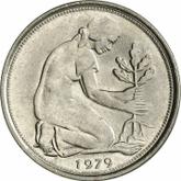 Reverse 50 Pfennig 1979 F