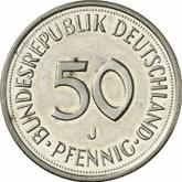 Obverse 50 Pfennig 1977 J
