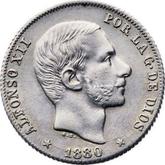 Obverse 20 Centavos 1880
