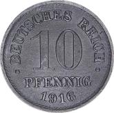 Obverse 10 Pfennig 1916 A