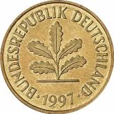 Reverse 5 Pfennig 1997 D