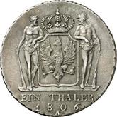 Reverse Thaler 1806 A