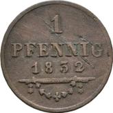 Reverse 1 Pfennig 1832