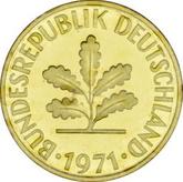 Reverse 10 Pfennig 1971 G