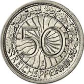 Reverse 50 Reichspfennig 1930 E