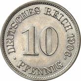 Obverse 10 Pfennig 1906 J