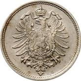 Reverse 10 Pfennig 1876 G