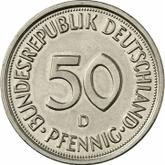 Obverse 50 Pfennig 1978 D