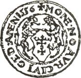 Reverse Ducat 1556 Danzig