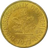 Reverse 5 Pfennig 1977 J