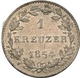 Reverse Kreuzer 1854