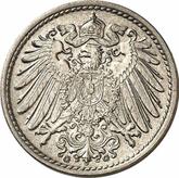 Reverse 5 Pfennig 1904 G