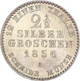 Reverse 2-1/2 Silber Groschen 1856 A