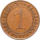 Obverse 1 Reichspfennig 1933 F