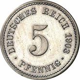 Obverse 5 Pfennig 1903 A