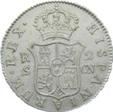 Reverse 2 Reales 1795 S CN