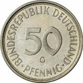 Obverse 50 Pfennig 1973 G