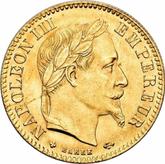 Obverse 10 Francs 1864 BB