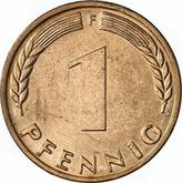 Obverse 1 Pfennig 1972 F