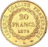 Reverse 20 Francs 1878 A