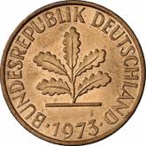 Reverse 2 Pfennig 1973 G