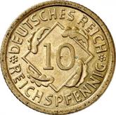 Obverse 10 Reichspfennig 1930 E