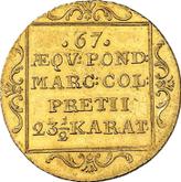 Reverse Ducat 1825