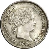 Obverse 20 Céntimos de escudo 1865