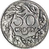 Reverse 50 Groszy 1938