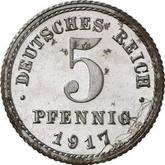 Obverse 5 Pfennig 1917 E