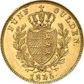 Reverse 5 Gulden 1835 W