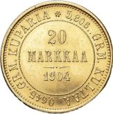 Reverse 20 Mark 1904 L