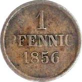 Reverse 1 Pfennig 1856