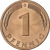 Obverse 1 Pfennig 1977 G