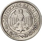 Obverse 50 Reichspfennig 1938 E