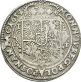 Reverse Ort (18 Groszy) 1654 AT Straight shield