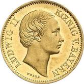 Obverse 1/2 Krone 1865