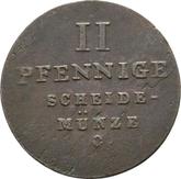 Reverse 2 Pfennig 1830 C