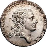 Obverse 1/2 Thaler 1768 IS Without ribbon in hair