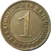 Obverse 1 Reichspfennig 1933 E