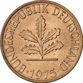 Reverse 2 Pfennig 1975 D